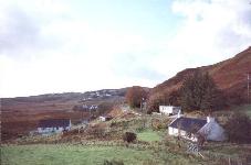 Elgol: I live in one of the houses on this picture. (7KB)
